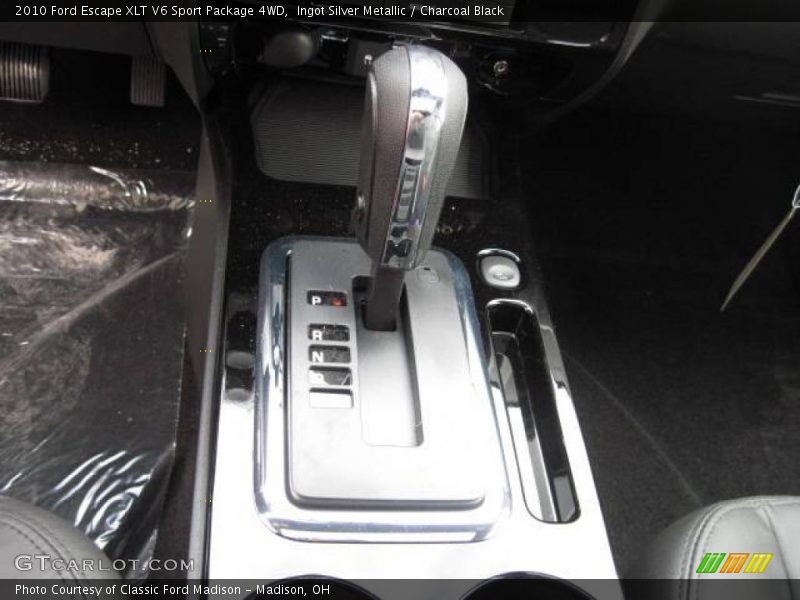 Ingot Silver Metallic / Charcoal Black 2010 Ford Escape XLT V6 Sport Package 4WD