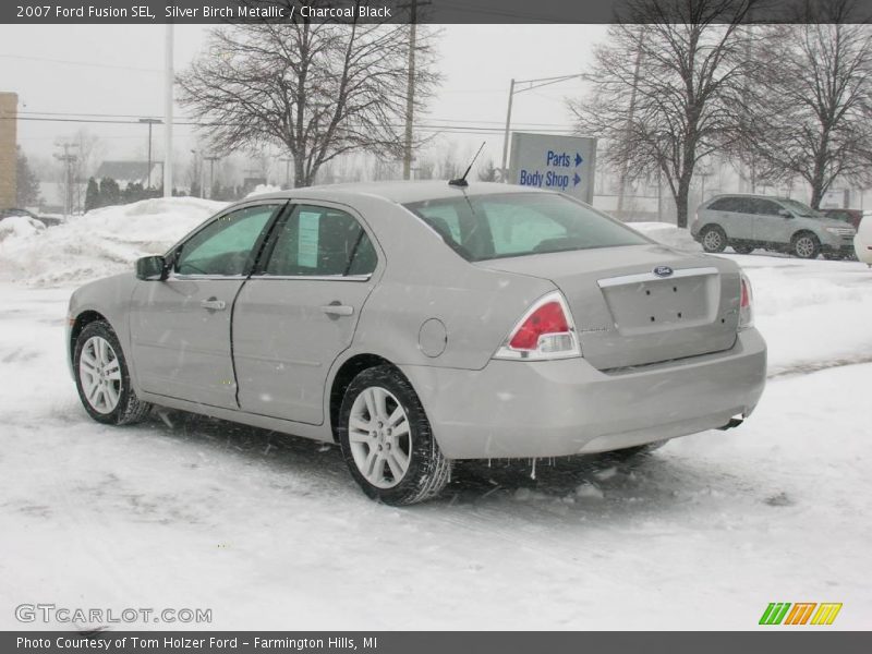 Silver Birch Metallic / Charcoal Black 2007 Ford Fusion SEL