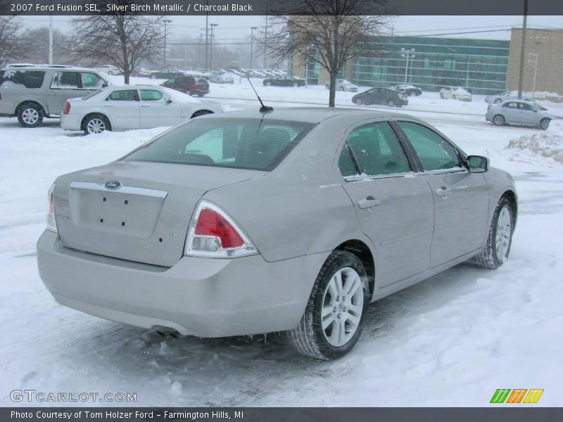 Silver Birch Metallic / Charcoal Black 2007 Ford Fusion SEL