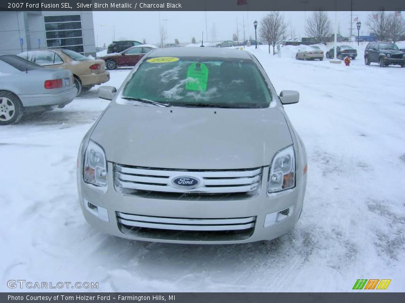 Silver Birch Metallic / Charcoal Black 2007 Ford Fusion SEL