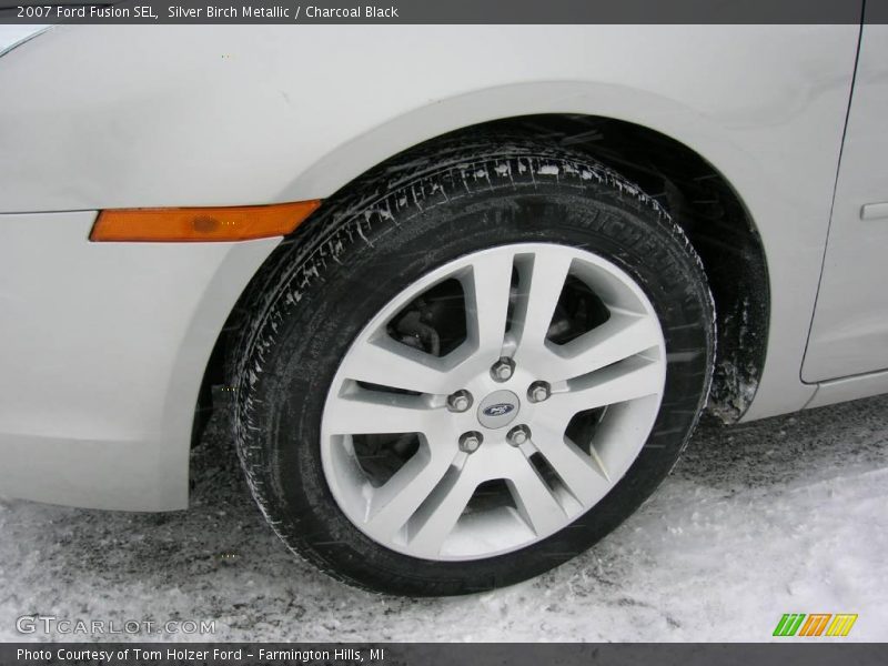 Silver Birch Metallic / Charcoal Black 2007 Ford Fusion SEL