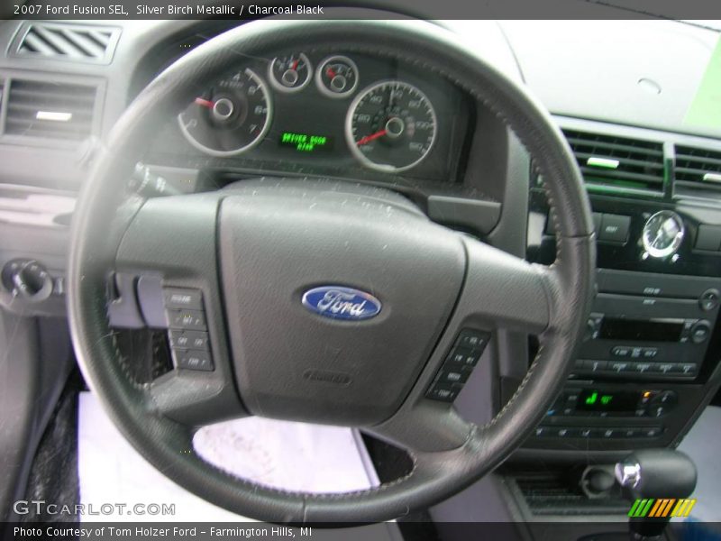 Silver Birch Metallic / Charcoal Black 2007 Ford Fusion SEL