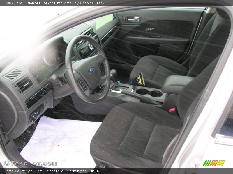 Silver Birch Metallic / Charcoal Black 2007 Ford Fusion SEL