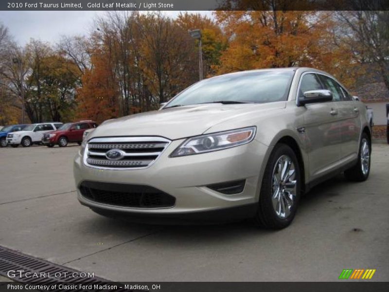 Gold Leaf Metallic / Light Stone 2010 Ford Taurus Limited