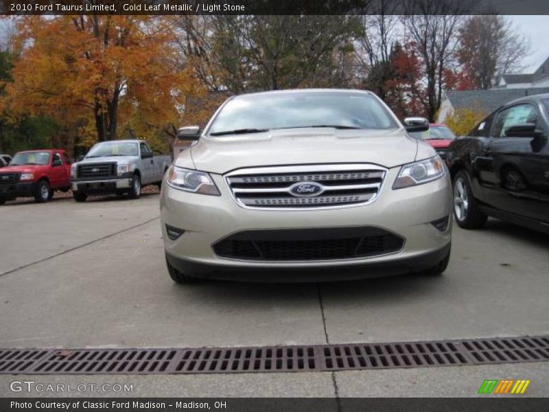 Gold Leaf Metallic / Light Stone 2010 Ford Taurus Limited