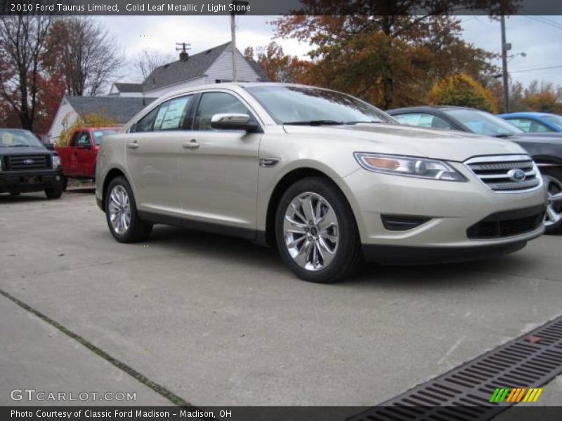 Gold Leaf Metallic / Light Stone 2010 Ford Taurus Limited