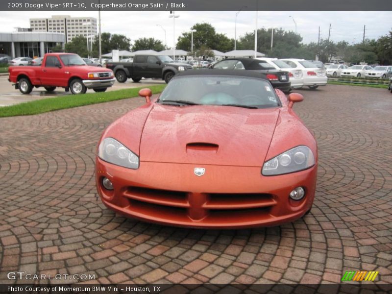 Copperhead Orange Satin / Black 2005 Dodge Viper SRT-10