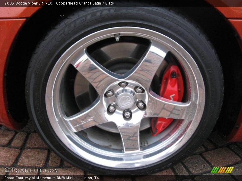 Copperhead Orange Satin / Black 2005 Dodge Viper SRT-10
