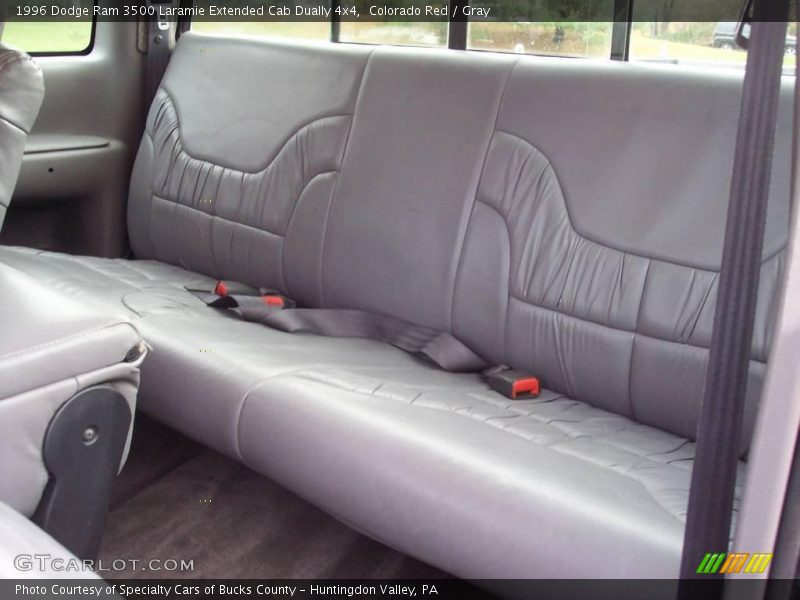 Colorado Red / Gray 1996 Dodge Ram 3500 Laramie Extended Cab Dually 4x4