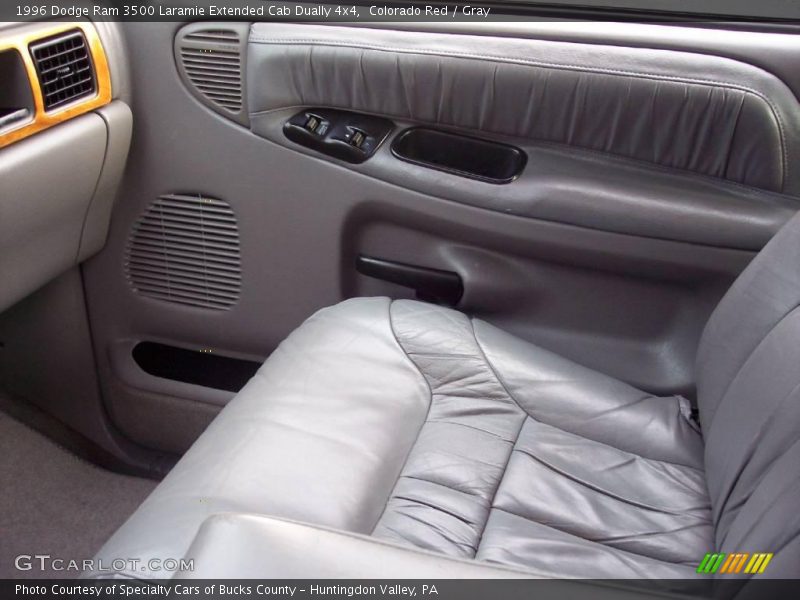 Colorado Red / Gray 1996 Dodge Ram 3500 Laramie Extended Cab Dually 4x4