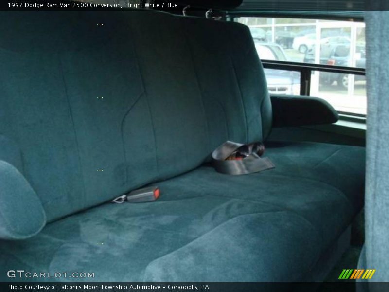 Bright White / Blue 1997 Dodge Ram Van 2500 Conversion