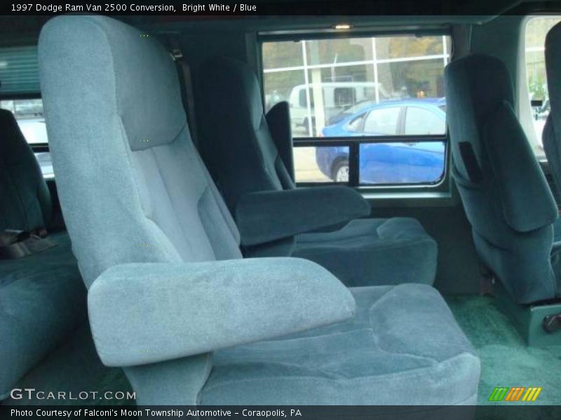 Bright White / Blue 1997 Dodge Ram Van 2500 Conversion