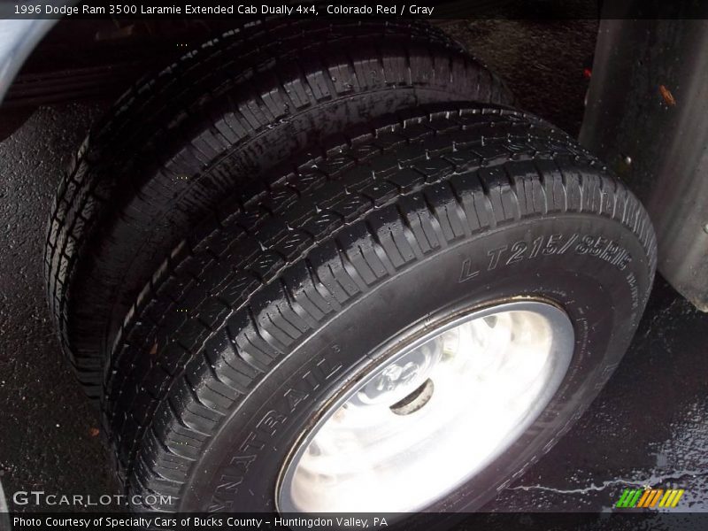 Colorado Red / Gray 1996 Dodge Ram 3500 Laramie Extended Cab Dually 4x4