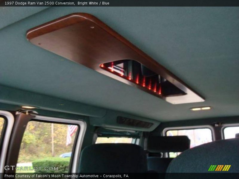 Bright White / Blue 1997 Dodge Ram Van 2500 Conversion