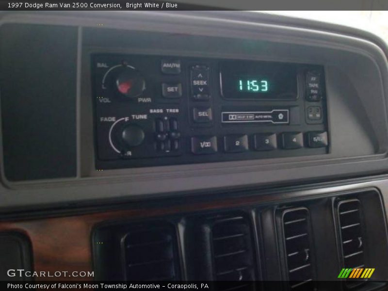 Bright White / Blue 1997 Dodge Ram Van 2500 Conversion