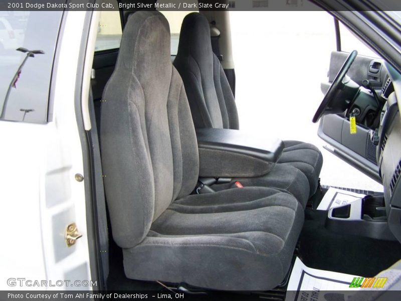 Bright Silver Metallic / Dark Slate Gray 2001 Dodge Dakota Sport Club Cab