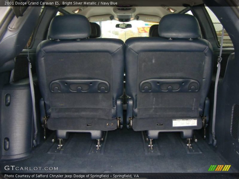 Bright Silver Metallic / Navy Blue 2001 Dodge Grand Caravan ES