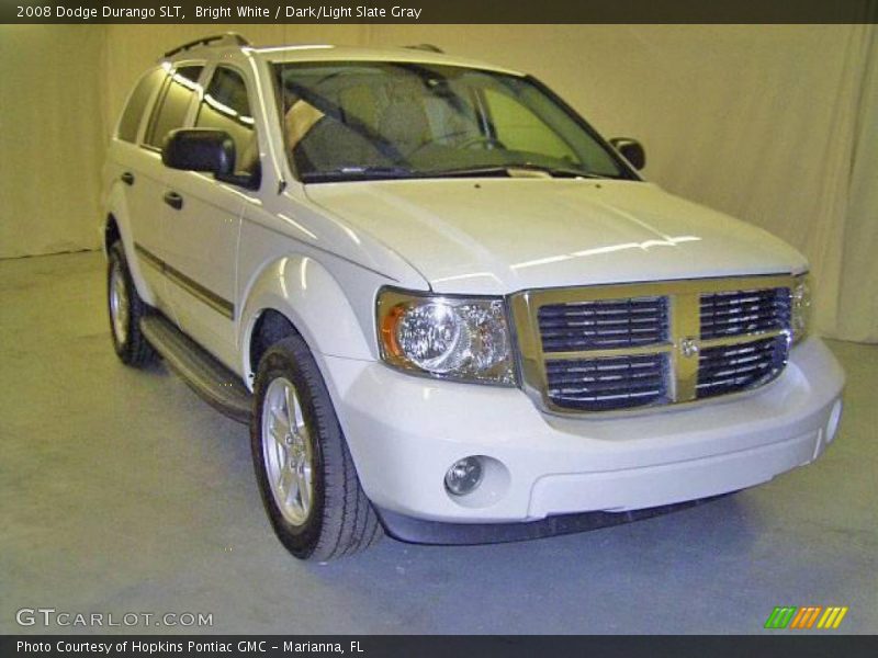 Bright White / Dark/Light Slate Gray 2008 Dodge Durango SLT