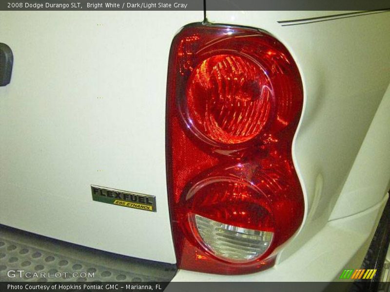 Bright White / Dark/Light Slate Gray 2008 Dodge Durango SLT