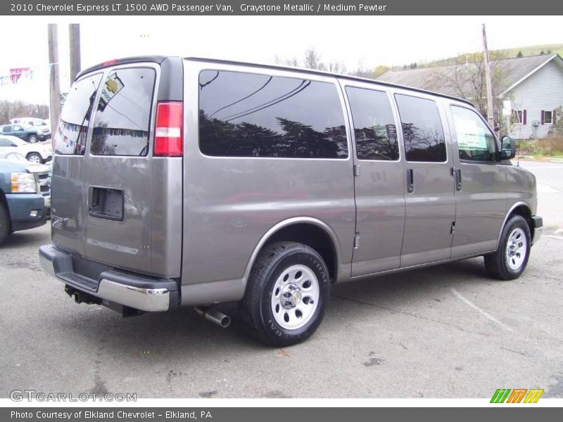 Graystone Metallic / Medium Pewter 2010 Chevrolet Express LT 1500 AWD Passenger Van