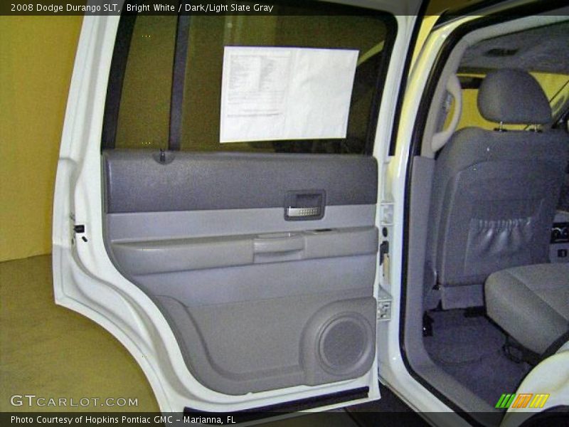 Bright White / Dark/Light Slate Gray 2008 Dodge Durango SLT