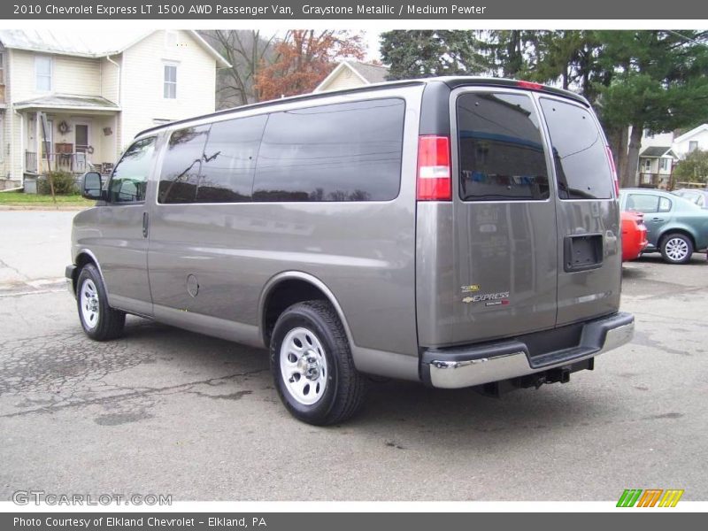 Graystone Metallic / Medium Pewter 2010 Chevrolet Express LT 1500 AWD Passenger Van