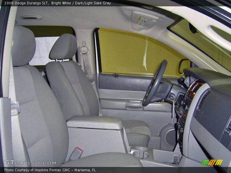 Bright White / Dark/Light Slate Gray 2008 Dodge Durango SLT