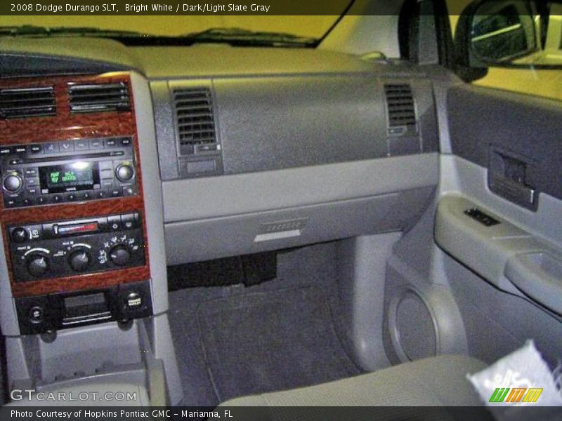 Bright White / Dark/Light Slate Gray 2008 Dodge Durango SLT