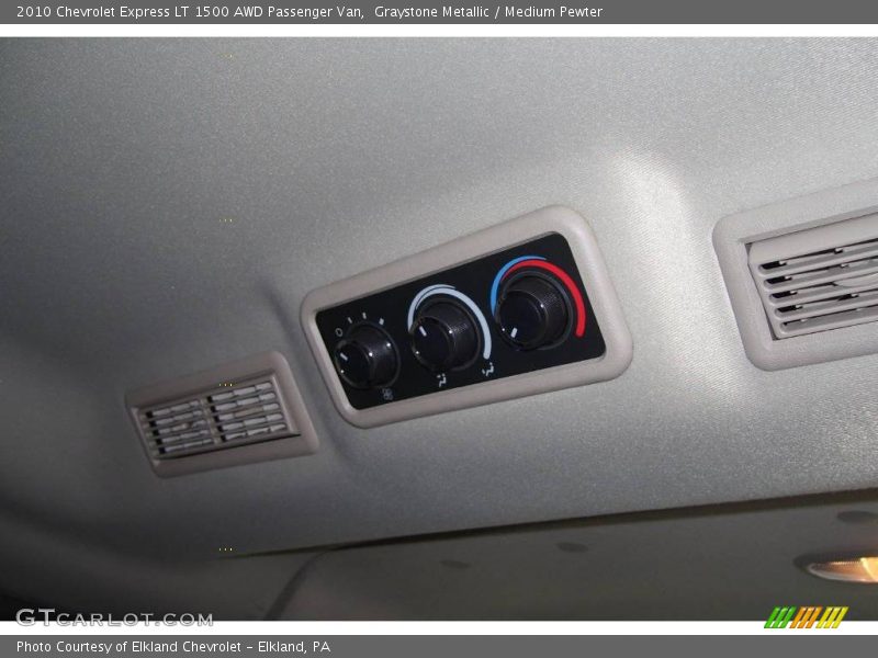 Graystone Metallic / Medium Pewter 2010 Chevrolet Express LT 1500 AWD Passenger Van