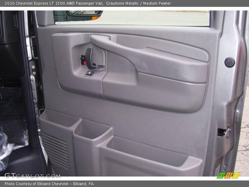 Graystone Metallic / Medium Pewter 2010 Chevrolet Express LT 1500 AWD Passenger Van