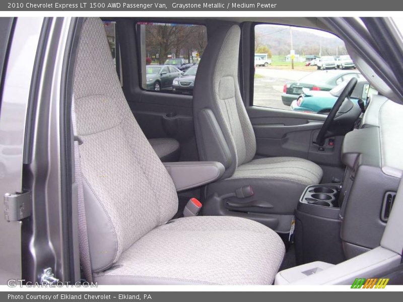 Graystone Metallic / Medium Pewter 2010 Chevrolet Express LT 1500 AWD Passenger Van