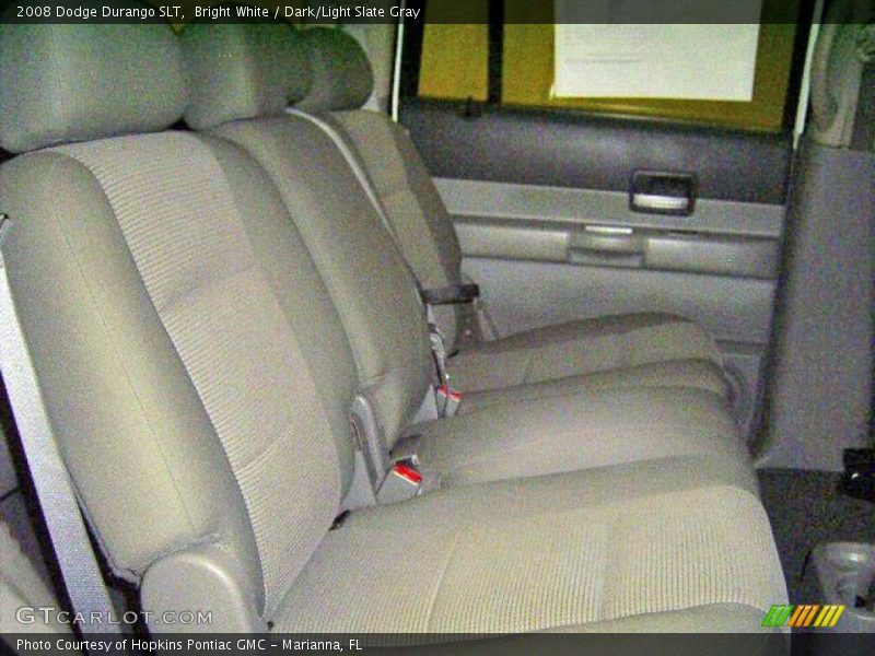 Bright White / Dark/Light Slate Gray 2008 Dodge Durango SLT