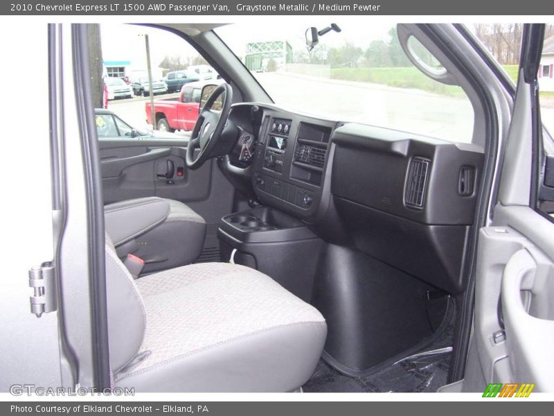 Graystone Metallic / Medium Pewter 2010 Chevrolet Express LT 1500 AWD Passenger Van