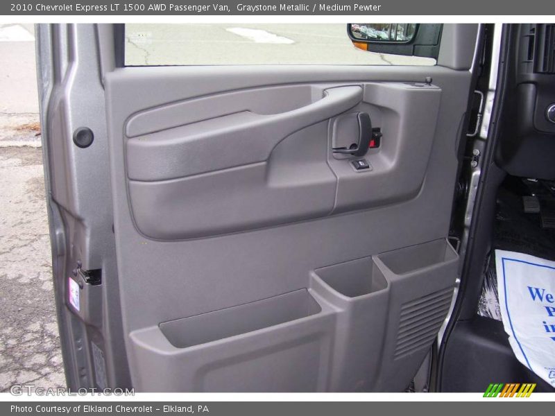 Graystone Metallic / Medium Pewter 2010 Chevrolet Express LT 1500 AWD Passenger Van