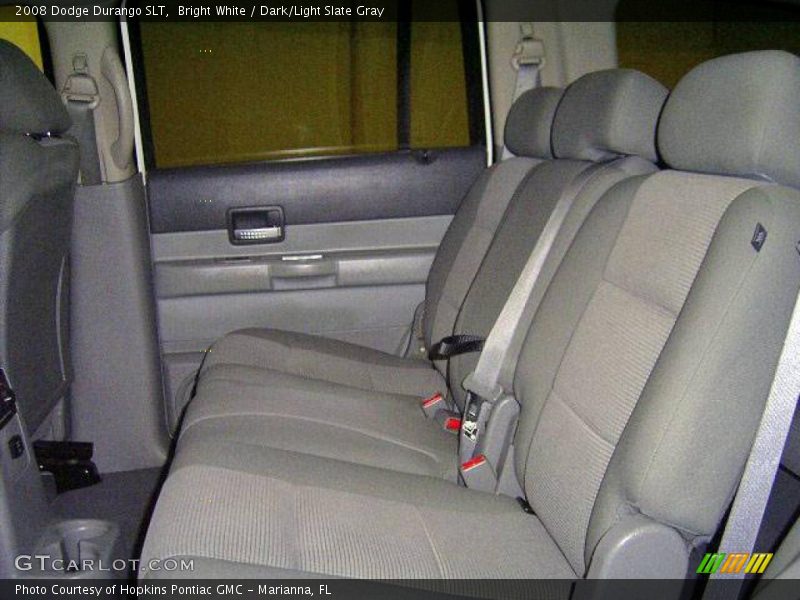 Bright White / Dark/Light Slate Gray 2008 Dodge Durango SLT