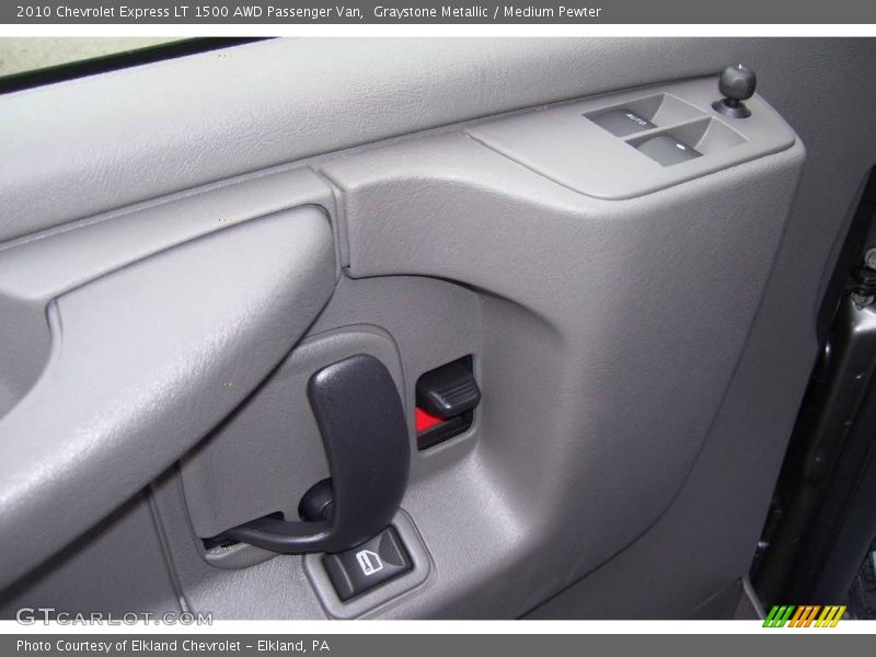 Graystone Metallic / Medium Pewter 2010 Chevrolet Express LT 1500 AWD Passenger Van