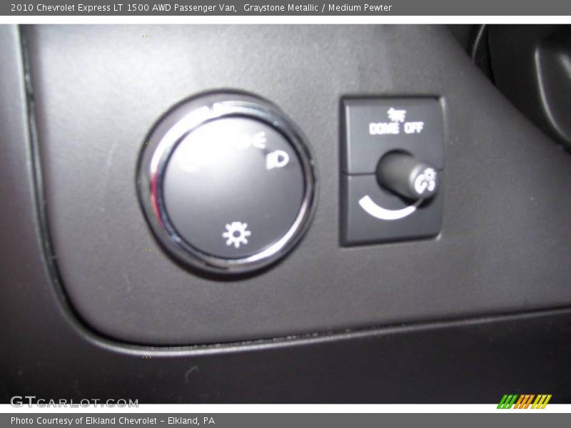 Graystone Metallic / Medium Pewter 2010 Chevrolet Express LT 1500 AWD Passenger Van