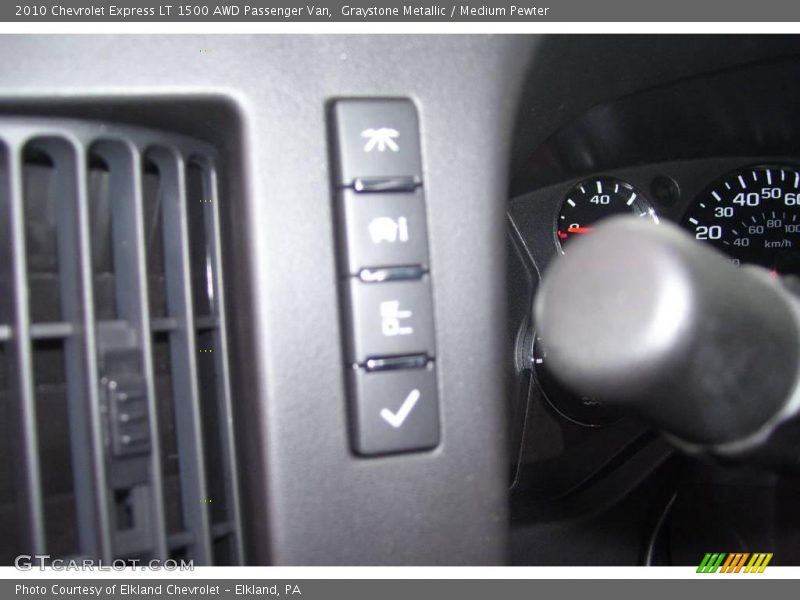 Graystone Metallic / Medium Pewter 2010 Chevrolet Express LT 1500 AWD Passenger Van