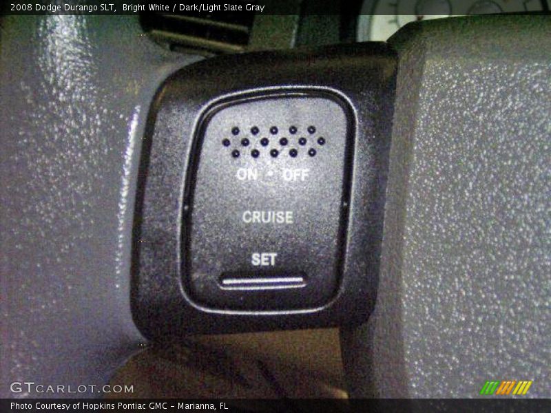 Bright White / Dark/Light Slate Gray 2008 Dodge Durango SLT