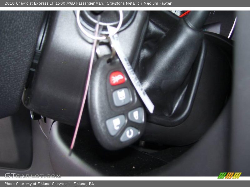 Graystone Metallic / Medium Pewter 2010 Chevrolet Express LT 1500 AWD Passenger Van