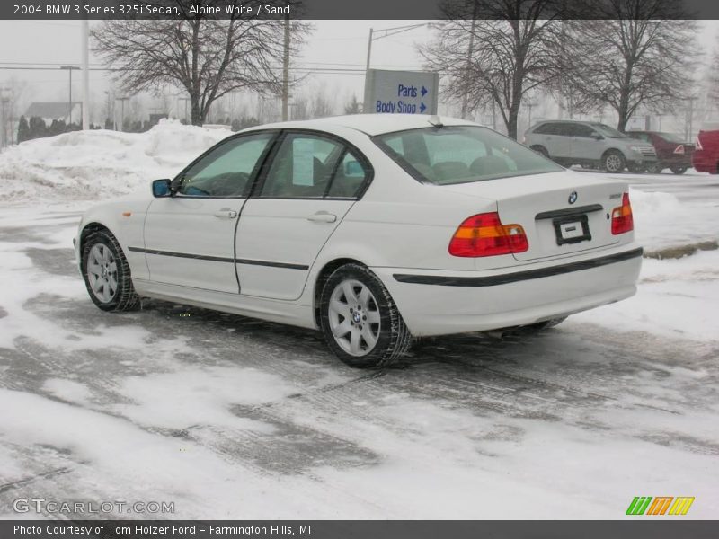 Alpine White / Sand 2004 BMW 3 Series 325i Sedan