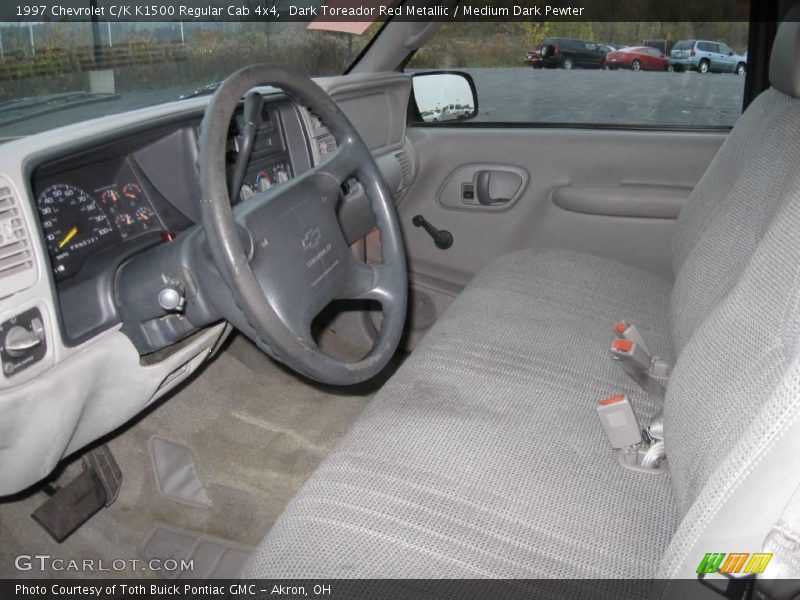 Dark Toreador Red Metallic / Medium Dark Pewter 1997 Chevrolet C/K K1500 Regular Cab 4x4