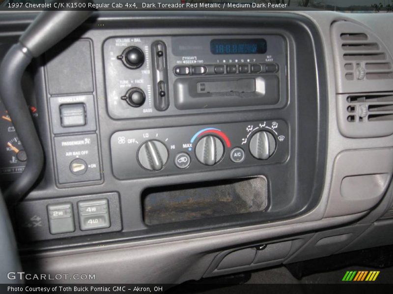 Dark Toreador Red Metallic / Medium Dark Pewter 1997 Chevrolet C/K K1500 Regular Cab 4x4