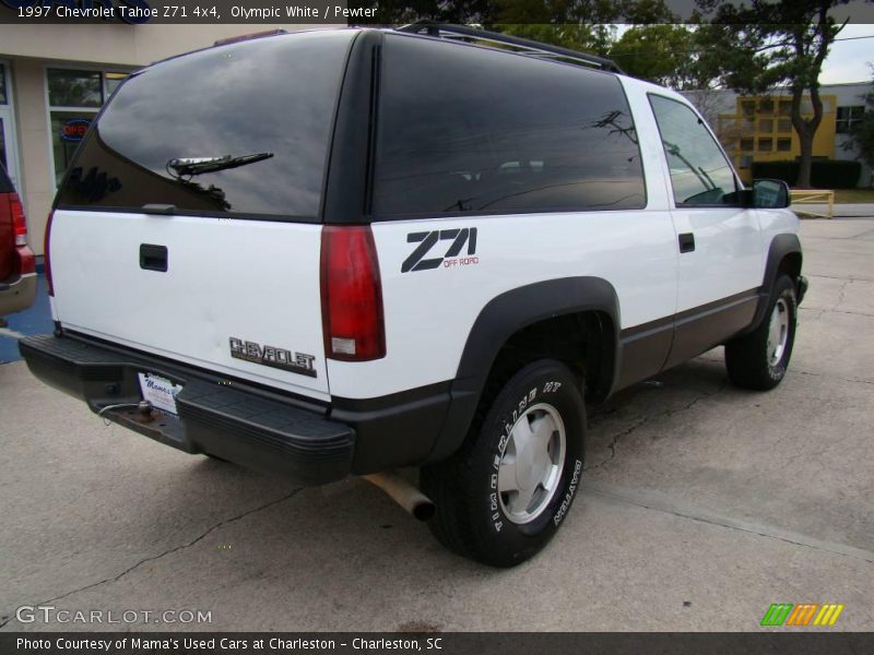 Olympic White / Pewter 1997 Chevrolet Tahoe Z71 4x4