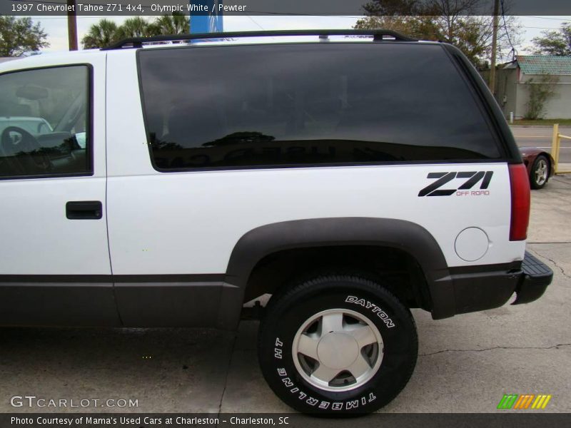 Olympic White / Pewter 1997 Chevrolet Tahoe Z71 4x4