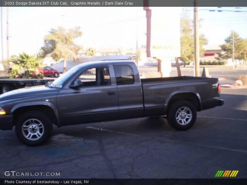 Graphite Metallic / Dark Slate Gray 2003 Dodge Dakota SXT Club Cab