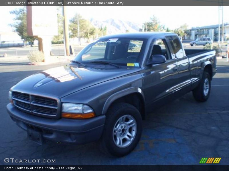 Graphite Metallic / Dark Slate Gray 2003 Dodge Dakota SXT Club Cab