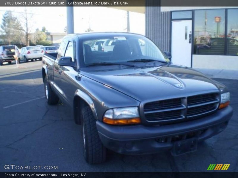 Graphite Metallic / Dark Slate Gray 2003 Dodge Dakota SXT Club Cab