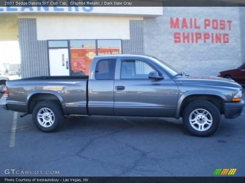 Graphite Metallic / Dark Slate Gray 2003 Dodge Dakota SXT Club Cab