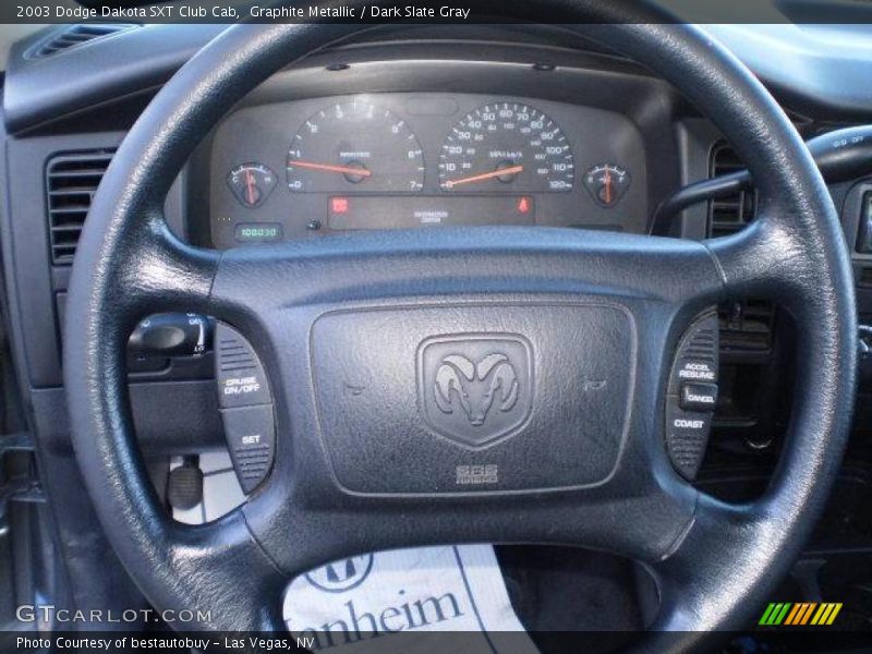 Graphite Metallic / Dark Slate Gray 2003 Dodge Dakota SXT Club Cab